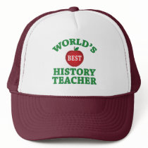 World's Best History Teacher Trucker Hat
