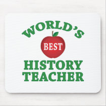 World's Best History Teacher Mouse Mats