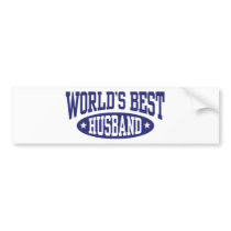 World's Best Husband Bumper Sticker