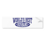 World's Best Husband bumper stickers