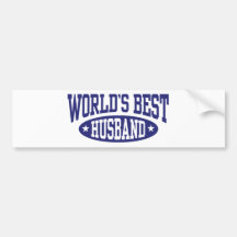 World's Best Husband Bumper Sticker