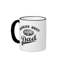 World's Best Husband & Dad Coffee Mugs