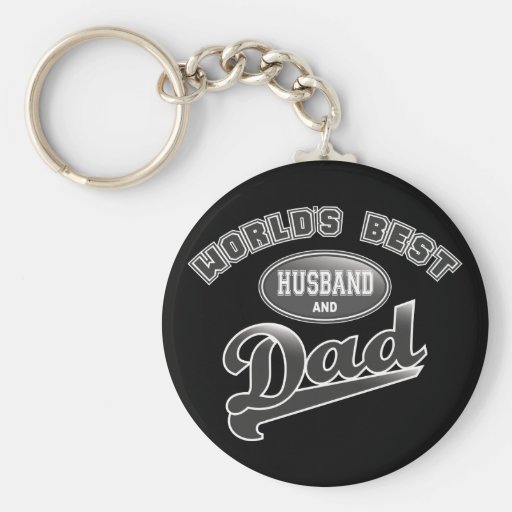 World's Best Husband & Dad Keychains