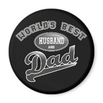 World's Best Husband & Dad Fridge Magnet