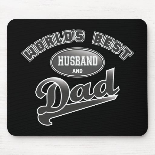 World's Best Husband & Dad Mouse Pad