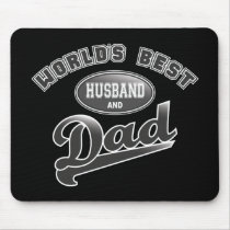 World's Best Husband & Dad Mouse Pad