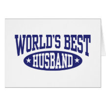 World's Best Husband Greeting Card