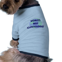World's Best Ichthyologist Dog Tee Shirt