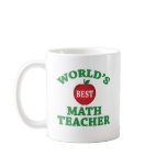 World's Best Math Teacher Coffee Mug