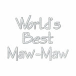 WORLD'S BEST MAW-MAW EMBROIDERED POLO embroidered shirts