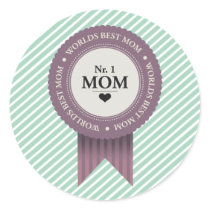 WORLDS BEST MOM BADGE PURPLE