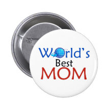 World's best MOM - Button