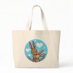 Worlds best Moum Bunny Canvas Bags