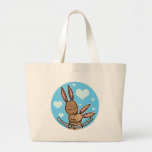 Worlds best Moum Bunny Canvas Bags
