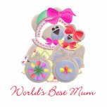 World's Best Mum (bears) photo sculptures
