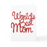Worlds Best Mum cards