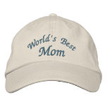 World's Best Mum Cute Embroidered Hat