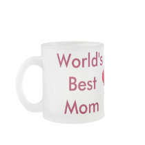 World's Best Mum Mug (with heart)