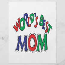 Worlds Best Mum Personalized Flyer