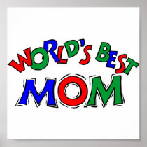 Worlds Best Mum Portfolio 11x11 Print