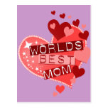 World's Best Mum Postcard