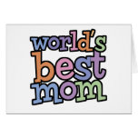 Worlds Best Mum T-Shirts & Gifts Card
