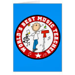 World's Best Music Teacher cards
