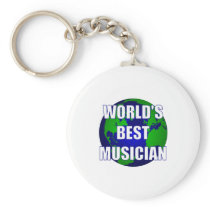 World's Best Musician keychains