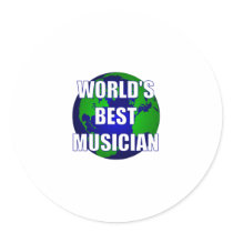 World's Best Musician stickers