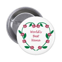 World's Best Nana button