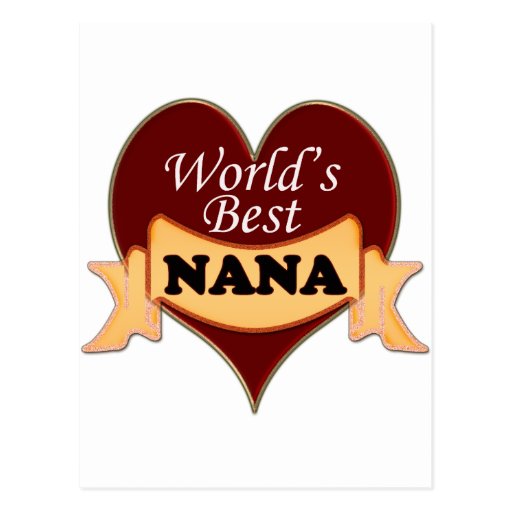 World's Best Nana Postcards