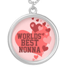 Worlds Best Nonna (or any name) Pendant