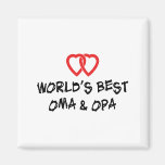 World's Best Oma & Opa Refrigerator Magnet