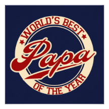World's Best Papa Custom Invitations
