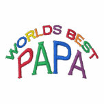 World's Best Papa Embroidered Shirt