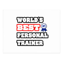 World's Best Personal Trainer Post Card