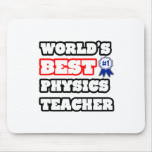 World's Best Physics Teacher Mouse Pad