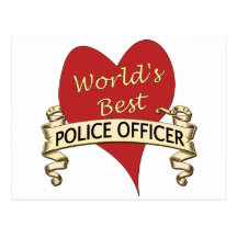 World's Best Police Officer Post Card