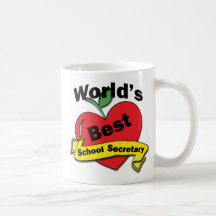 World's Best School Secretary Coffee Mug