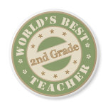 Worlds Best Second Grade Teacher magnets