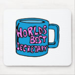 Worlds Best Secretary mousepads