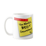 World's Best Secretary Post mugs