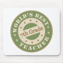Worlds Best Seventh Grade Teacher Mousemats