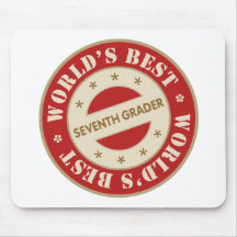 Worlds Best Seventh Grader Mousemat