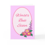 World's Best SIster cards