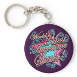 Worlds Best Sister Keychain