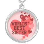 Worlds Best Sister (or any name) necklaces