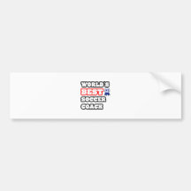 World's Best Soccer Coach Bumper Sticker