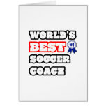 World's Best Soccer Coach Greeting Cards