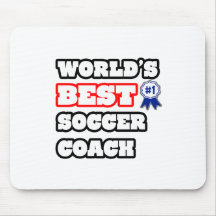 World's Best Soccer Coach Mousepad